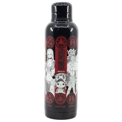 Immagine di Stor ONE PIECE Bouteille transportable en acier inoxydable Gourde réutilisable LUFFY SANJI ROBIN 515 ml