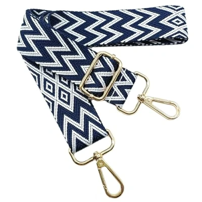 Immagine di Tracolla per Borse Donna Blu Navy Cinghia Della Borsa Larga, Regolabile con Gold Moschettone, Durevole Crossbody Borsa, Borsetta, Chitarra DIY Spalla Accessori Ragazze, 709