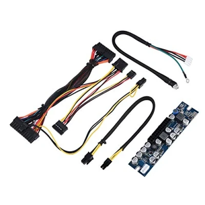 Immagine di Alimentatore per PC da 12 V con alimentazione 300 W 24 pin cavo Connect/AUX/SATA case Mini ITX e 1U
