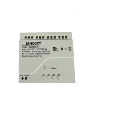 Immagine di MHCOZY Relè WIFI Ewelink, Modulo temporizzatore autobloccante/temporaneo, camino porta garage Alexa Voice Control (4CH RF)