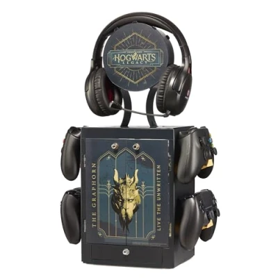 Immagine di Numskull Official Hogwarts Legacy Gaming Locker Controller Holder &amp; Headset Stand for PS5, Xbox Series XS and Nintendo Switch