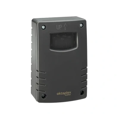 Immagine di Oktaplex Bela interruttore crepuscolare da esterno con timer di spegnimento IP65 230V sensore regolabile antracite