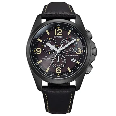 Immagine di Citizen Orologio Cronografo al Quarzo Uomo con Cinturino in Pelle CB5925 15E