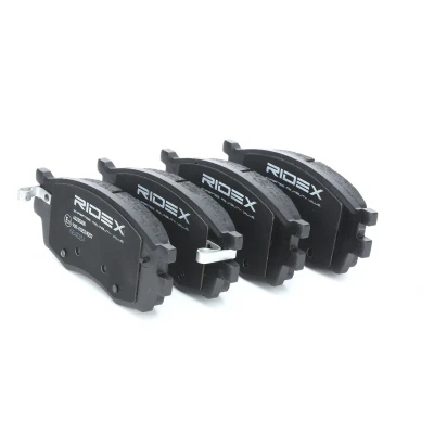 Immagine di RIDEX 402B0400 Kit pastiglie freno Assale anteriore con segnalatore acustico usura HYUNDAI: i20 I Hatchback, i10 I, ACCENT 3 Stufenheck, KIA: RIO 2
