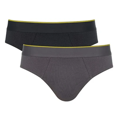 Immagine di Sloggi 2ER PACK Slip, Uomo, Taglia: Small, Black combination