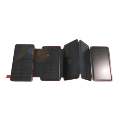Immagine di W Onder Full Power Batteria esterna solare 10.000 mAh 2 porte USB A e 1 porta C Compatibile con iPhone, Samsung, Huawei, Xiaomi Altri Cavo incluso.