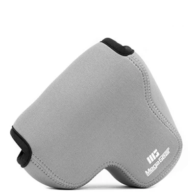 Immagine di Megagear MG1166 Custodia in Neoprene compatibilie con Panasonic Lumix DC FZ82, FZ70, FZ72, Grigio