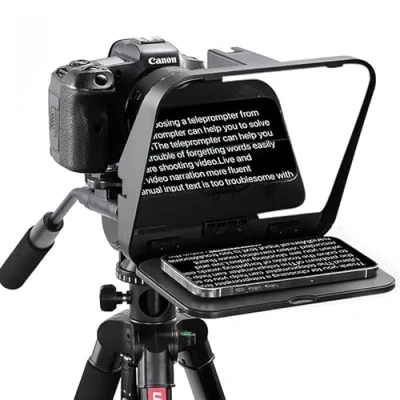 Immagine di ULANZI RT02 Teleprompter universale per tablet e smartphone con telecomando R004GBB1