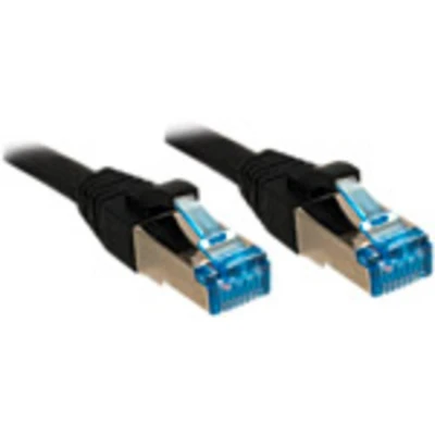 Immagine di LINDY 47175 RJ45 cavo di rete, patch CAT 6A S/FTP 0.30 m Nero 1 pz.