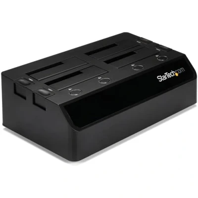 Immagine di Startech.Com Docking Station USB 3.0 per Quattro Hard Disk SSD/Hdd Sata con Uasp, Disco Rigido 2.5&quot; / 3.5&quot; 6.4 Cm/8.9 Cm