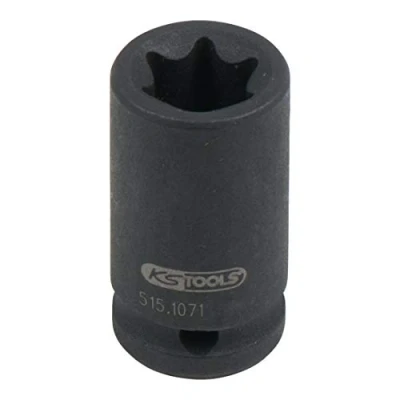 Immagine di KS TOOLS 515.1071 Chiave a bussola E11 6,3 (1/4&quot;)mm (pollici) Torx esterno, Profilo E