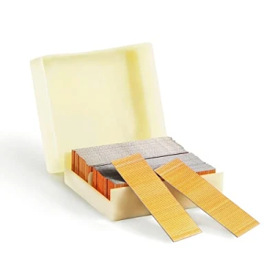 Immagine di KIMSING P620 chiodi per penna in rame, 23 gauge 10000 PCS/cartone, 20 mm di lunghezza senza testa perni adatti chiodatrici pneumatiche e Air Power Pinner