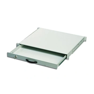 Immagine di Digitus DN 19 KEY 1U pollici Cassetto per armadio rack 1 U Grigio (RAL 7035)
