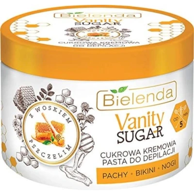 Immagine di VANITY SUGAR Crema per la depilazione di zucchero con cera d&#039;api, 100 g