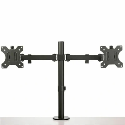 Immagine di StarTech.com Staffa per due monitor con montaggio su scrivania Design a barre trasversali Articolabile Acciaio (ARMDUAL2)