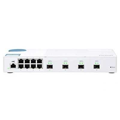 Immagine di QNAP QSW M408S Switch di Rete Gestito L2 Gigabit Ethernet (10/100/1000) Bianco M408S, Gestito, L2, (10/100/1000), Full Duplex