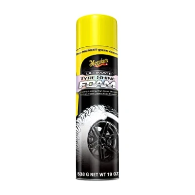 Immagine di Meguiar&#039;s G210419EU Schiuma per Lucidatura Pneumatici Ultimate, Elevata Lucentezza e Rivestimento Protettivo di Lunga Durata Pneumatici, 538 ml