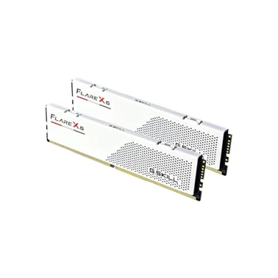 Immagine di G.Skill D532GB 6400 32 Flare X5 wh K2 GSK (F5 6400J3240G16GX2 FX5W) (2 x 16GB, 6400 MHz, RAM DDR5, DIMM), Memoria RAM, Bianco