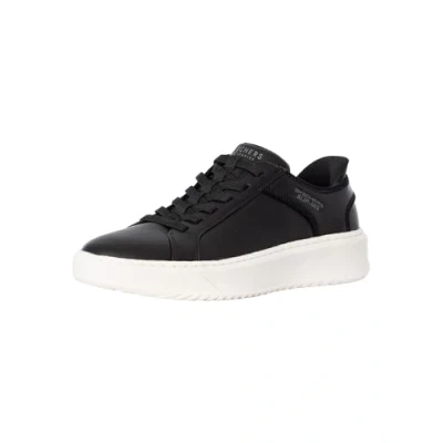 Immagine di Skechers Handfree Slip in Court Break Doppio Ventilato, Scarpe da Ginnastica Uomo, Maglia Duraleather Nera, 39.5 EU