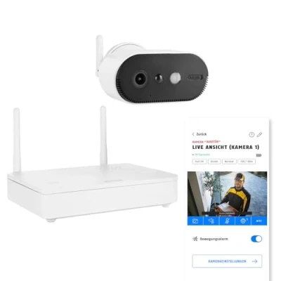 Immagine di ABUS Security Center PPIC91000 LAN, WLAN IP Kit videocamere sorveglianza 4 canali 1920 x 1080 Pixel