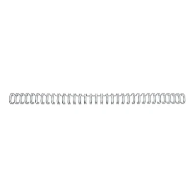 Immagine di GBC Dorsi metallici 34 anelli 12.5mm 100pz Argento RG810897