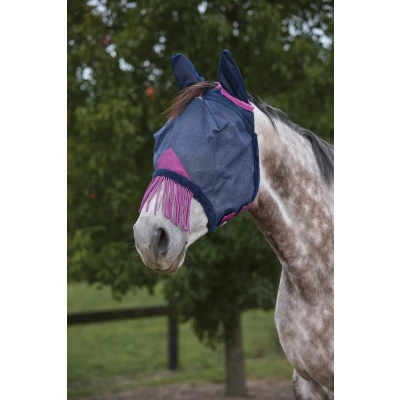 Immagine di Weatherbeeta ComFiTec Deluxe Durable Fly Mask with ears and tassels