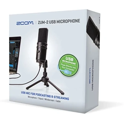 Immagine di Zoom ZUM 2 Microfono Podcast USB a condensatore