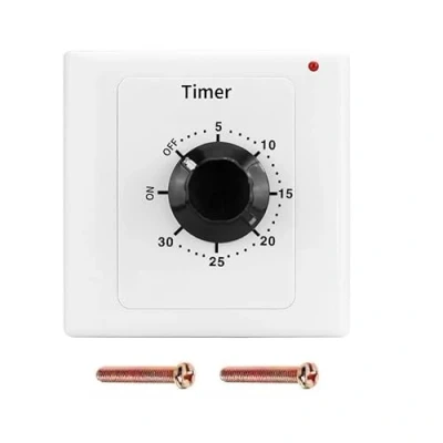 Immagine di Switian AC 220V 15A 30 Min Pompa Ad Alta Potenza Timer Meccanico Conto Alla Rovescia Controllo (30 Min)