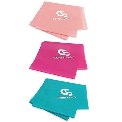Immagine di Coresteady Elastici Fitness 5 Livelli di Resistenza per Elastico Fasce Elastiche Fisioterapia e Yoga Palestra Forza Set con Guida Gratuita
