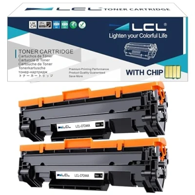 Immagine di LCL Cartucce di Toner Compatibile 44A CF244A Sostituzione per HP LaserJet Pro M15a M15w M16a M16w MFP M28a M28w M29a M29w M17a M17w M30a M30w (2 Pack Nero)