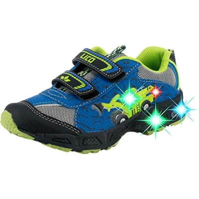Immagine di Lico Loader V Blinky, Scarpe da Ginnastica Basse, Blu (Blau/Schwarz/Lemon Blau/Schwarz/Lemon), 27 EU