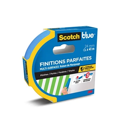 Immagine di ScotchBlue 20932441 Nastro Coprente per Pittore Blu (L x P) 24 mm 41 m