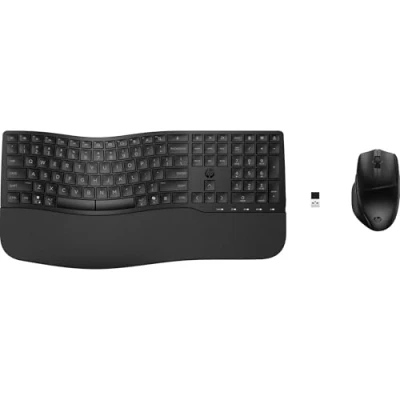 Immagine di HP 680 Combo Tastiera e Mouse Wireless, 6 Tasti Programmabili, con Sensore Ottico da 1200 dpi, Fino a 36 Mesi di Batteria per la 20 il Mouse, Compatibile Windows 11, Nera