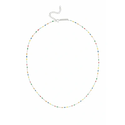 Immagine di Singularu Collar DOTS Collana, Donna, Taglia: One Size, Silver coloured