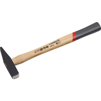 Immagine di Meister Martello da fabbro 200 g Testa forgiata Robusto manico in legno hickory/martello ingegnere/martello con hickory / 2216100