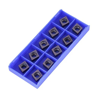 Immagine di 10Pz CNC Inserto di Carburo Fresa Indicizzabili Tornio Fresatura Inserti Tornitura Strumenti con la Scatola CCMT09T304 VP15TF per l&#039;Acciaio Regolare