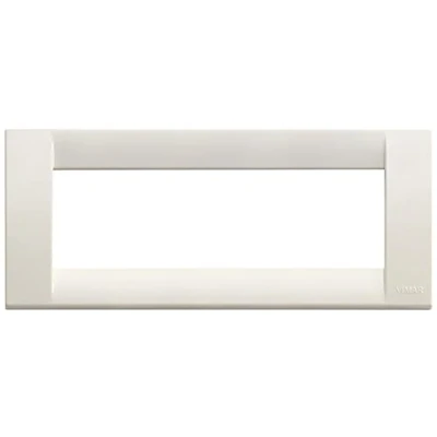 Immagine di Vimar Serie idea Placca Classica 6 modulo plastico bianco
