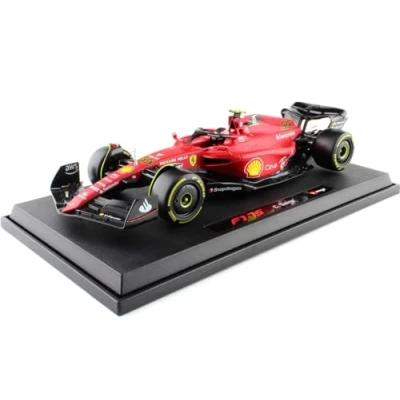 Immagine di Bburago Bburago, 1/18 Ferrari 2022 Formula 1, con casco n. Leclerc, FA 2022, auto in miniatura per bambino, riproduzione scala, 16811L