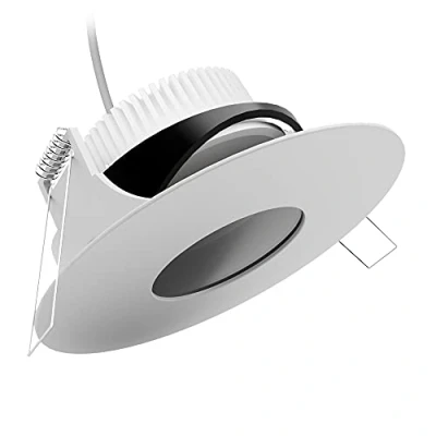 Immagine di SSC LUXon YOKU Faretto da incasso piatto, orientabile, IP65, con lampadina a LED, 230 V, 5 W, colore: bianco neutro