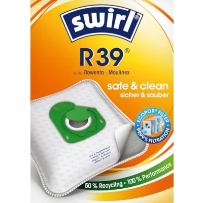 Immagine di Swirl MicroPor Plus Staubsaugerbeutel für Rowenta und Moulinex Staubsauger Confezione da 10 Pezzi, Materie Prime, Marrone