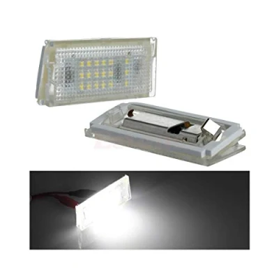 Immagine di GOFORJUMP 2pcs LED Targa automobilistica Luce luci di Registrazione per B/MW Mini Cooper R50 R52 R53 S Bianco