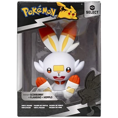 Immagine di Pokemon PKW2520 Scorbunny Select FIGURE 10,5 cm in Vinile, Multicolore