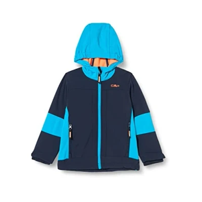 Immagine di CMP Giacca Da Bambino Con Cappuccio Fisso, Unisex Bambini e ragazzi, B.Blue Danubio 01, 176