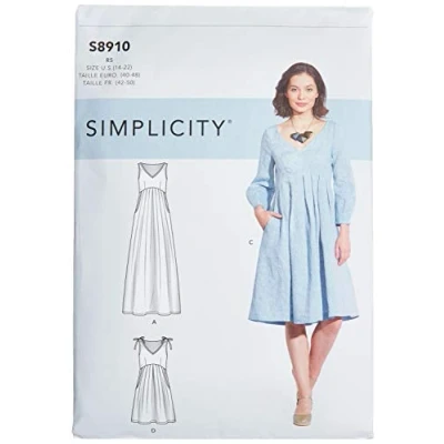 Immagine di Simplicity SS8910R5 S8910 Cartamodello per Abito da Donna, R5 (14 16 18 20 22)