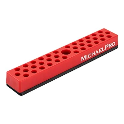 Immagine di MichaelPro MP014004 Supporto Magnetico per Punte, Rosso, 1 Count (Pack of 1)