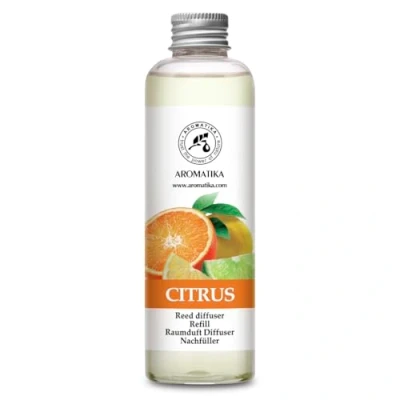 Immagine di Ricarica Diffusore Agrumi 200 ml Fragranza Intensa e Duratura Aromaterapia per Casa Fresca di Aromi Reed diffuser refill Citrus