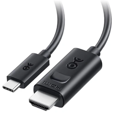Immagine di Cable Matters Cavo USB C to HDMI 2.1, supporta 4K@240Hz e 8K@60Hz, HDR, 1,8m Thunderbolt 4, 5, 4 Compatibile con MacBook Pro, XPS, ThinkPad La risoluzione massima su macOS 4K 60Hz
