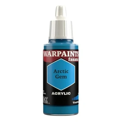 Immagine di The Army Painter Blue Warpaints, colori acrilici Fanatic da 18 ml (Arctic Gem)