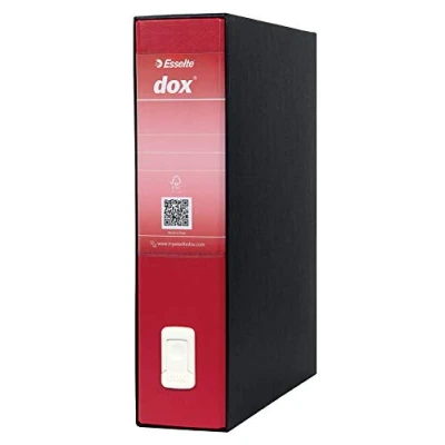 Immagine di Rexel Esselte Dox 2 Raccoglitore a Leva Formato Protocollo D8, A4, Rosso, 1 Pezzo