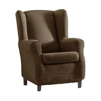 Immagine di Eysa Italia F817087 Aquiles Copripoltrona Elastico, Poliestere Cotone, Marrone, 37x29x5 cm